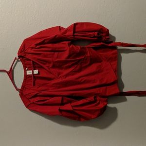 Small red long sleve